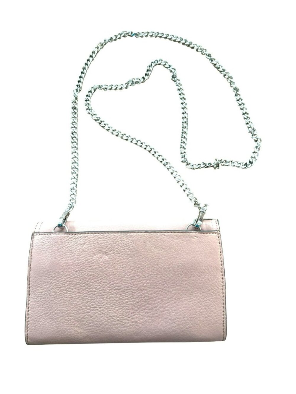 Vince Camuto Zosia Crossbody Bag Wallet on Chain Leather Pink Vintage Quartz NWT - Picture 3 of 9